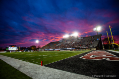 Illinois varsity high school IHSA Class 3A Football State Finals game between the Rockets of Unity from Tolono and the Tigers of Byron, at NIU in DeKalb on Friday, Nov. 26, 2021. (photo by Vincent D. Johnson)  Photo copyright of Vincent David Johnson. http://www.VincentDavidJohnson.com