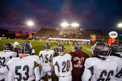 Illinois varsity high school IHSA Class 3A Football State Finals game between the Rockets of Unity from Tolono and the Tigers of Byron, at NIU in DeKalb on Friday, Nov. 26, 2021. (photo by Vincent D. Johnson)  Photo copyright of Vincent David Johnson. http://www.VincentDavidJohnson.com