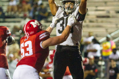 Illinois varsity high school football game between the Caravan of Mount Carmel from Chicago and the Redhawks of Marist from Chicago at Marist H.S. in Chicago, Friday, September 17, 2021.  (photo by Vincent D. Johnson ).