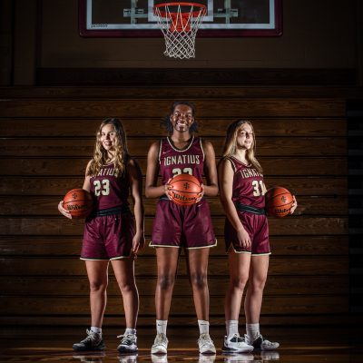 2020-21 St. Ignatius girls basketball captains