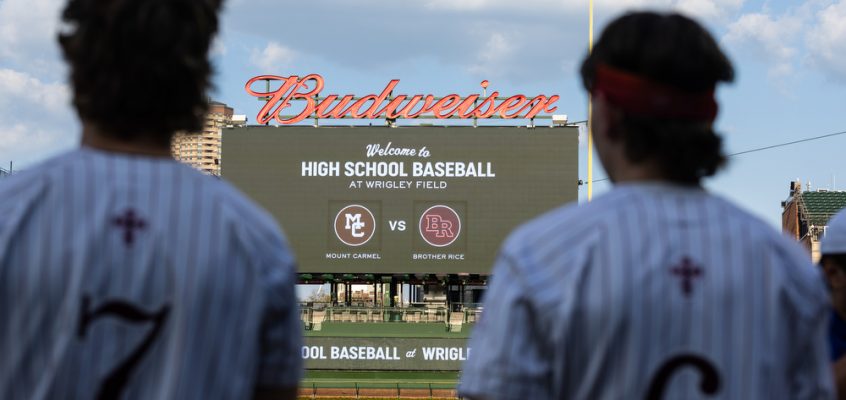 Photo Gallery: Baseball, Mount Carmel vs. Brother Rice at Wrigley, April 23, 2026